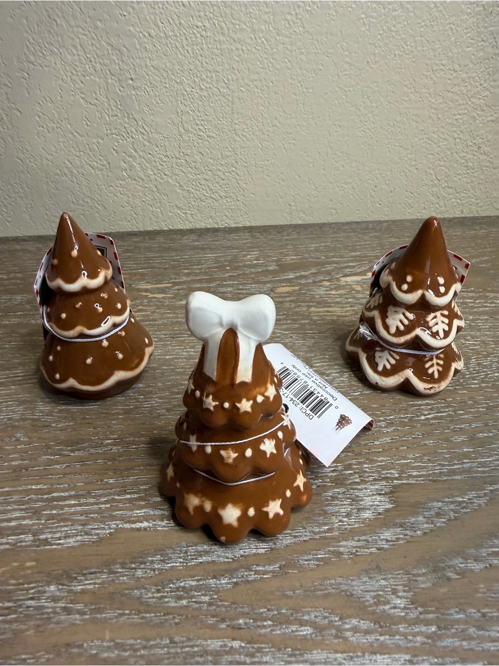 NEW Target Bullseye Playground Small Gingerbread Decorative Trees